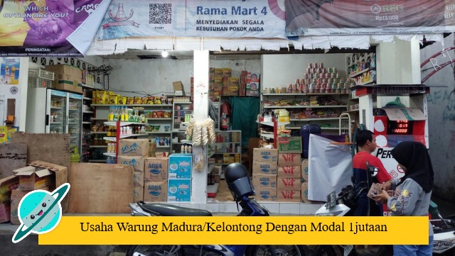Usaha Warung Madura/Kelontong Dengan Modal 1jutaan